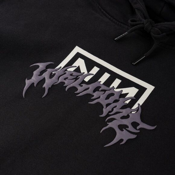 Welcome x Nine Inch Nails Eraser Puff Hoodie Sweatshirt L LARGE - New RARE - Picture 3 of 11